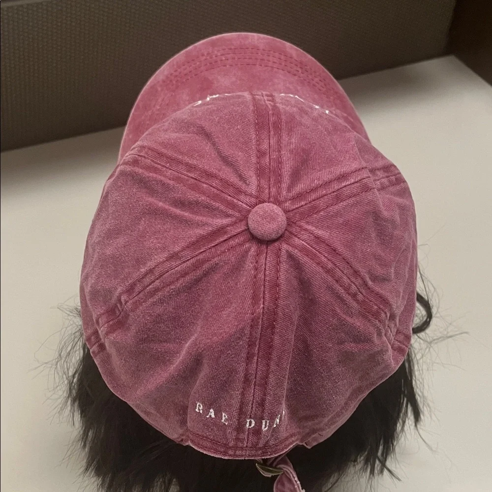 Rae Dunn Mauve 'Love One Another' Cap OS